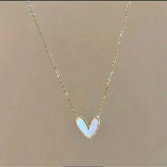 Golden Love Dainty Necklace - Picture 8 of 9